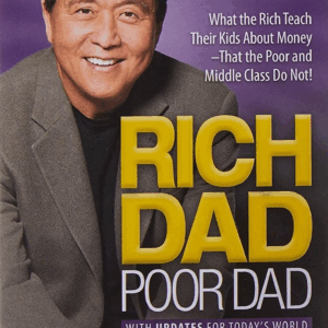 Rich Dad Poor Dad book cover by Robert Kiyosaki – bestselling personal finance book