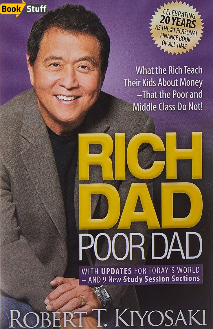 Rich Dad Poor Dad book cover by Robert Kiyosaki – bestselling personal finance book