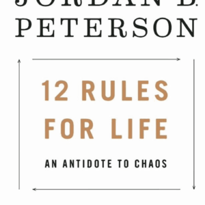 A thoughtful man standing at a crossroads, surrounded by symbolic paths of order and chaos, representing the personal journey outlined in Jordan Peterson’s 12 Rules for Life.