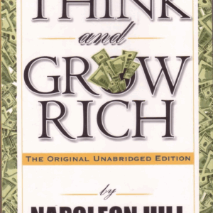 Think and Grow Rich original 1937 book cover by Napoleon Hill