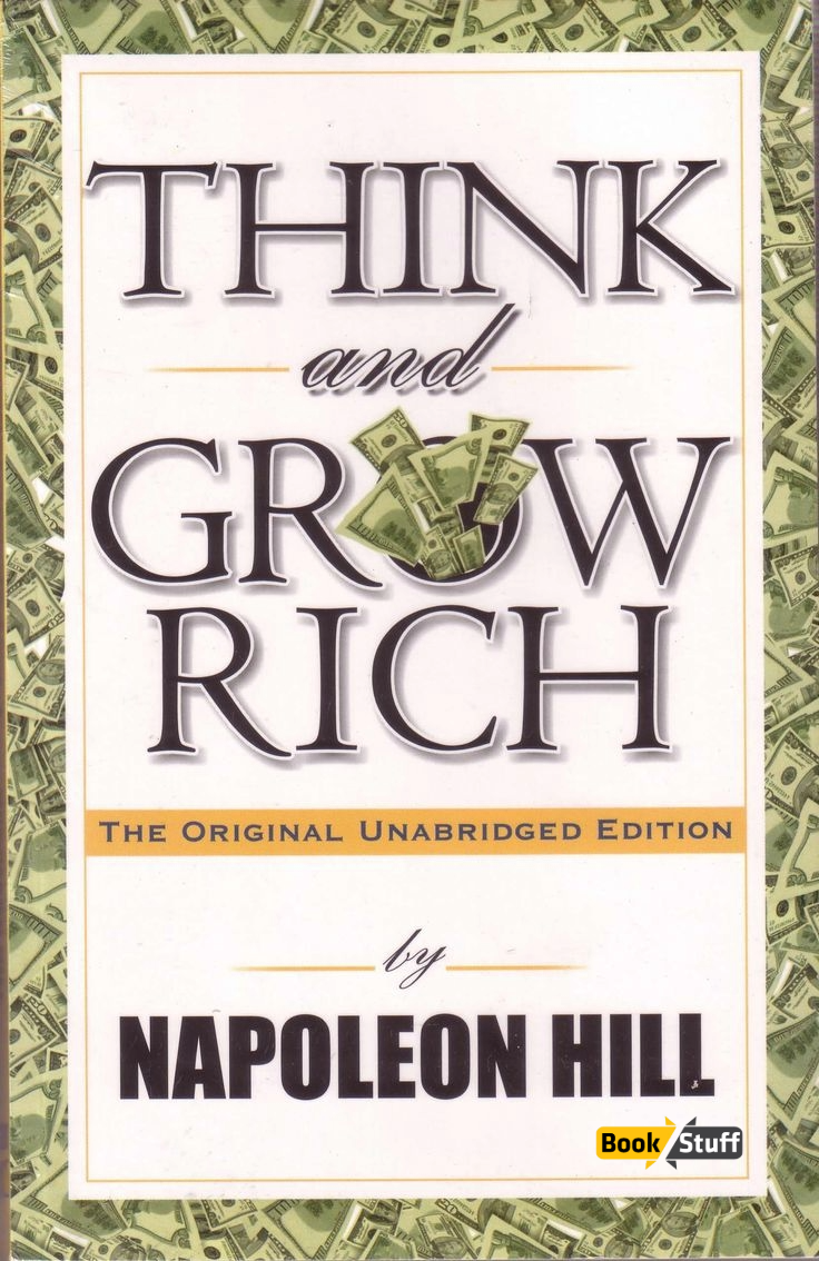 Think and Grow Rich original 1937 book cover by Napoleon Hill